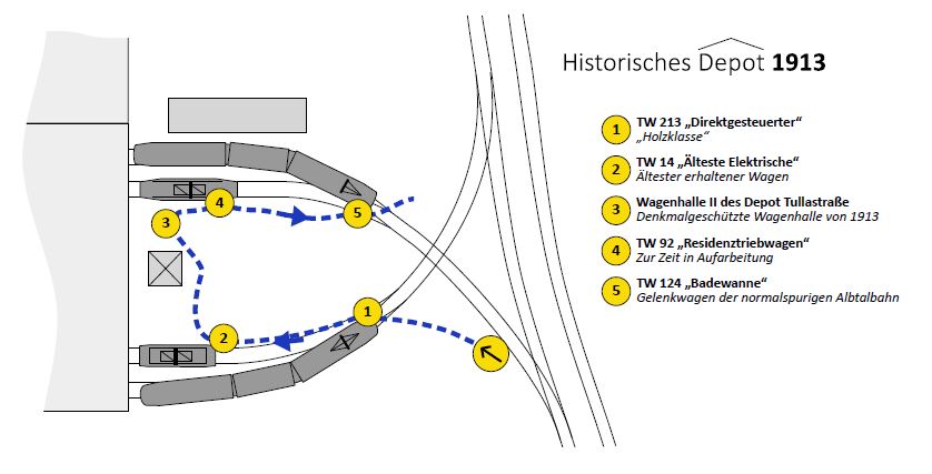 Lageplan der Ausstellung